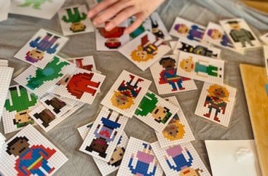 Mädchenwoche 2025 Gemalte kleine Bilder